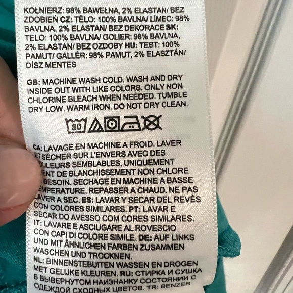 THE NORTH FACE Mens Standard Short Sleeve Pocket T-Shirt teal green size S EUC - Picture 11 of 11